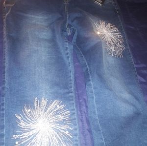 Sequin Jeans